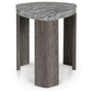Surmour - Gray / Brown - Triangle End Table