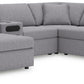 Modmax - U-Shaped Sectional - Granite