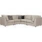 KELLWAY 5 PIECE SECTIONAL - BISQUE
