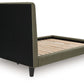 Chirason - Upholstered Bed With Roll Slats