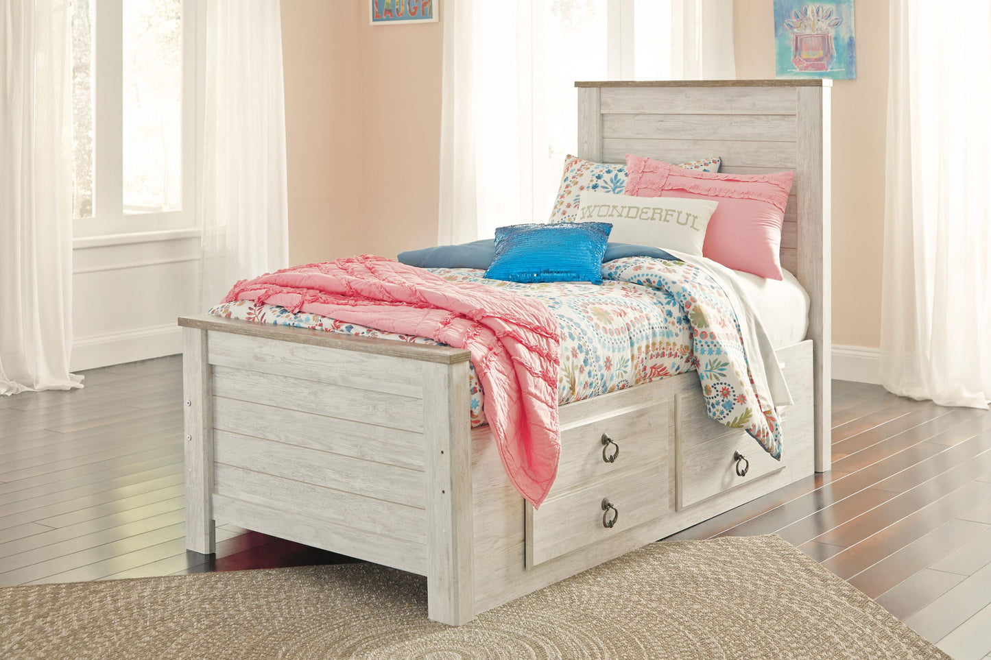 Willowton - Panel Bed - Fraser Furniture & Mattresses