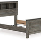 Frandern - Bookcase Panel Bed