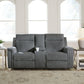 Barnsana - Dbl Power Reclining Loveseat With Console