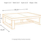 Watson - Rectangular Cocktail Table - Dark Brown - Fraser Furniture & Mattresses