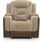 Mixed Motion - Power Recliner With Adjustable Headrest