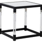 Nallynx - Metallic Gray - Square End Table