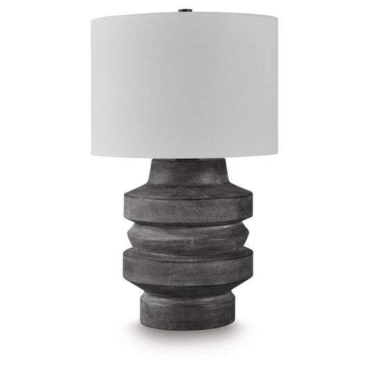 Wahida - Distressed Black - Poly Table Lamp