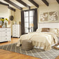 Willowton - Five Drawer Chest - Brown / Beige / White - Fraser Furniture & Mattresses