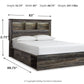 Drystan - Panel Bookcase Bed
