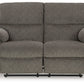 Scranto - Brindle - Reclining Loveseat - Fabric