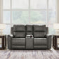 Bleckley - Power Reclining Loveseat With Console / Adjustable Headrest
