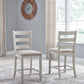 Skempton - White - Upholstered Barstool (Set of 2)