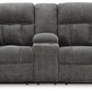Frohn - Dbl Reclining Loveseat With Console