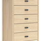 Cabinella - Tan - Five Drawer Chest