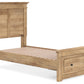 Makidern - Panel Storage Bed With Storage Footboard