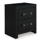 Maeling - Two Drawer Night Stand