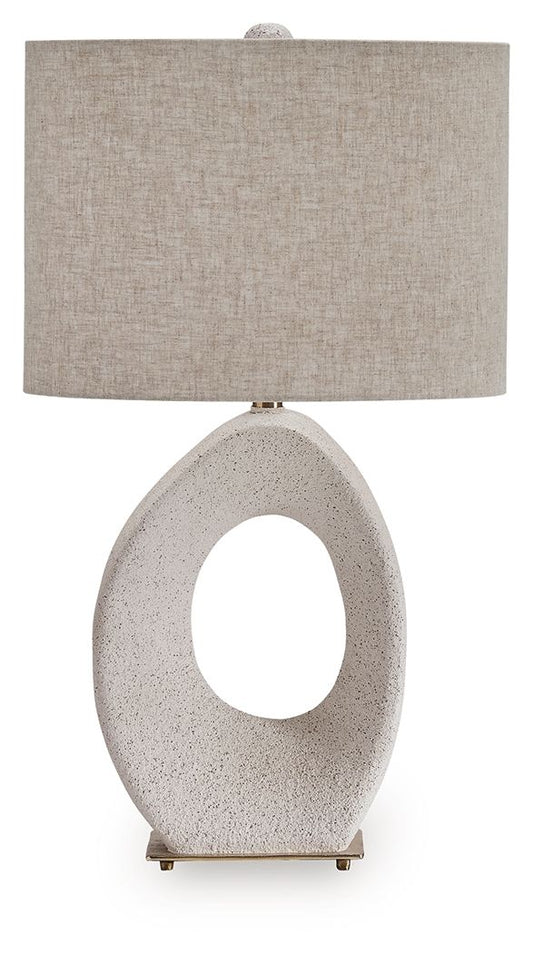 Trentlen - Cream / Gold Finish - Paper Table Lamp