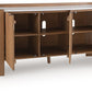 Fitzroy - Brown / White - Accent Cabinet