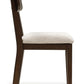 Mallenette - Merlot - Dining Upholstered Side Chair (Set of 2)