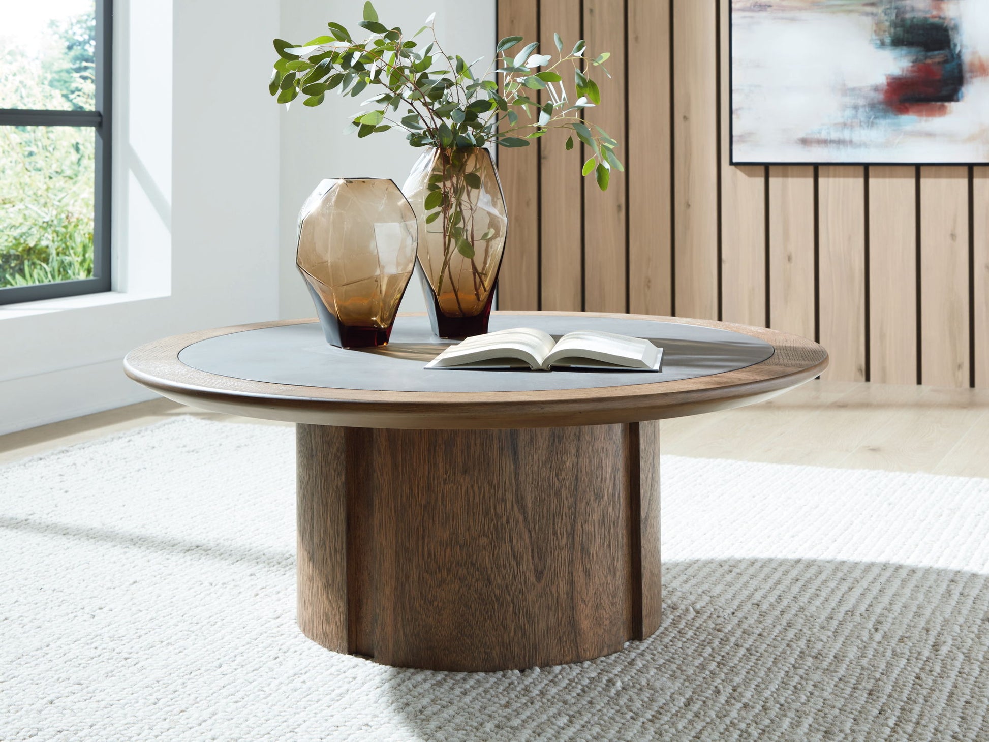 Dontayne - Round Table - Fraser Furniture & Mattresses