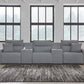 Modmax II - Reclining Sectional - Salt And Pepper