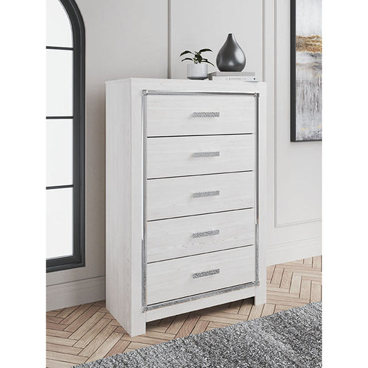 SF25672 by Style Craft - JONAH CHEST 32in w. X 32in ht. X 16in d. Three  Drawer Fir Wood Chest with Woven Cane Drawer Fron