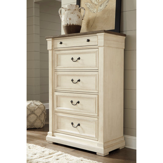 SF25672 by Style Craft - JONAH CHEST 32in w. X 32in ht. X 16in d. Three  Drawer Fir Wood Chest with Woven Cane Drawer Fron