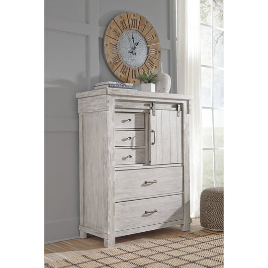 SF25672 by Style Craft - JONAH CHEST 32in w. X 32in ht. X 16in d. Three  Drawer Fir Wood Chest with Woven Cane Drawer Fron