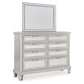 LINDENFIELD DRESSER / MIRROR - SILVER