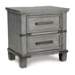 RUSSELYN NIGHTSTAND - GRAY