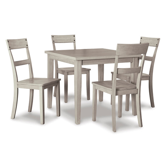 LORATTI DINING SET - TABLE & 4 CHAIRS
