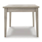 PARELLEN DINING TABLE- GRAY