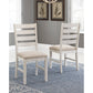 SKEMPTON DINING SET - 6 CHAIRS , TABLE , BENCH