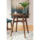 LYNCOTT COUNTER DINING TABLE - BROWN