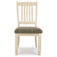 BOLANBURG DINING CHAIR - TWO-TONE