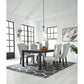 JEANETTE DINING SET - 6 CHAIRS & TABLE