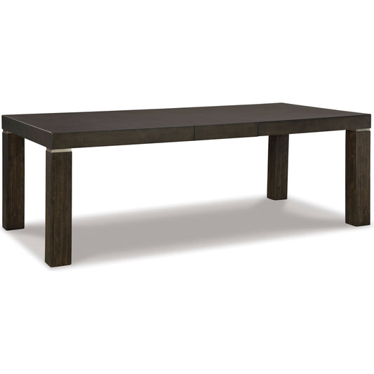 HYNDELL DINING EXTENSION TABLE - GRAY/ DARK BROWN