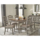 LODENBAY DINING SET - 6 CHAIRS & TABLE
