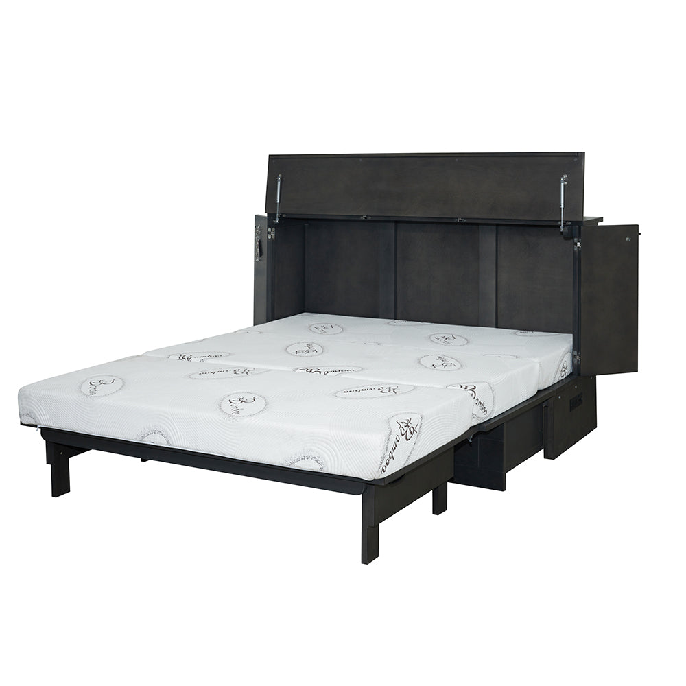 AZTEC CABINET BED - GREY - Fraser Furniture & Mattresses
