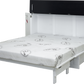 BARN CABINET BED - WHITE & BLACK - Fraser Furniture & Mattresses