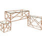Casa Rose Gold (Pack of 3) - Coffee Table Set