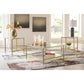 ZERIKA TABLE (SET OF 3) - GOLD FINISH