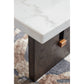 BURKHAUS COFFEE TABLE - BROWN