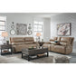 RICMEN POWER RECLINING SOFA - PUTTY