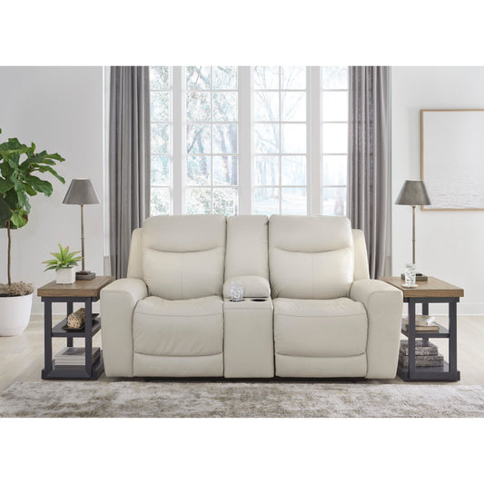 MINDANAO POWER RECLINING LOVESEAT - COCONUT