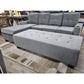 SPUR SECTIONAL w/ REVERSIBLE CHAISE - GREY