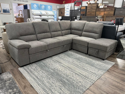 FLORENCE SLEEPER SECTIONAL - GREY