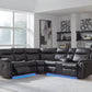 Sultan Meadow - 2-Piece Reclining Sectional - Carbon