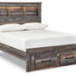 Drystan - Panel Bookcase Bed
