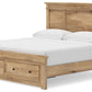Makidern - Panel Storage Bed With Storage Footboard